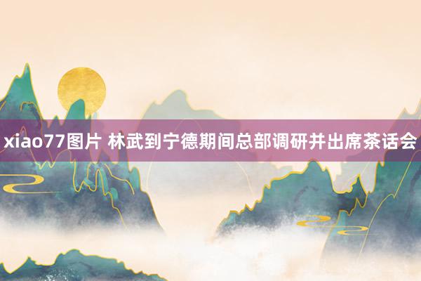 xiao77图片 林武到宁德期间总部调研并出席茶话会