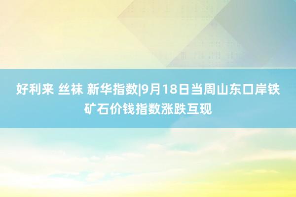 好利来 丝袜 新华指数|9月18日当周山东口岸铁矿石价钱指数涨跌互现