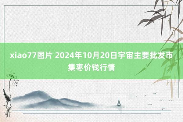 xiao77图片 2024年10月20日宇宙主要批发市集枣价钱行情