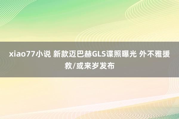 xiao77小说 新款迈巴赫GLS谍照曝光 外不雅援救/或来岁发布