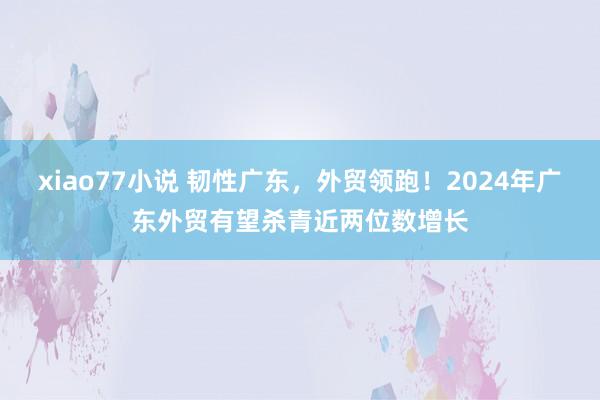 xiao77小说 韧性广东，外贸领跑！2024年广东外贸有望杀青近两位数增长