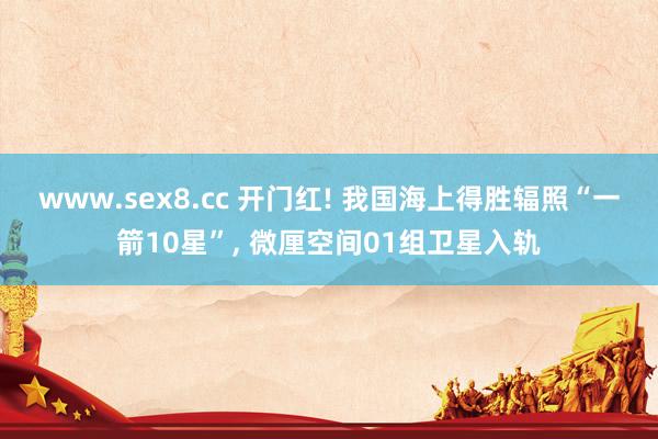 www.sex8.cc 开门红! 我国海上得胜辐照“一箭10星”， 微厘空间01组卫星入轨